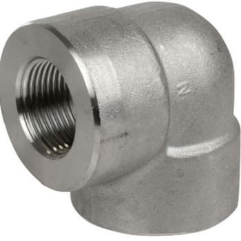 ASME B16.11 رزوه ای با ابعاد آرنج 90 درجه